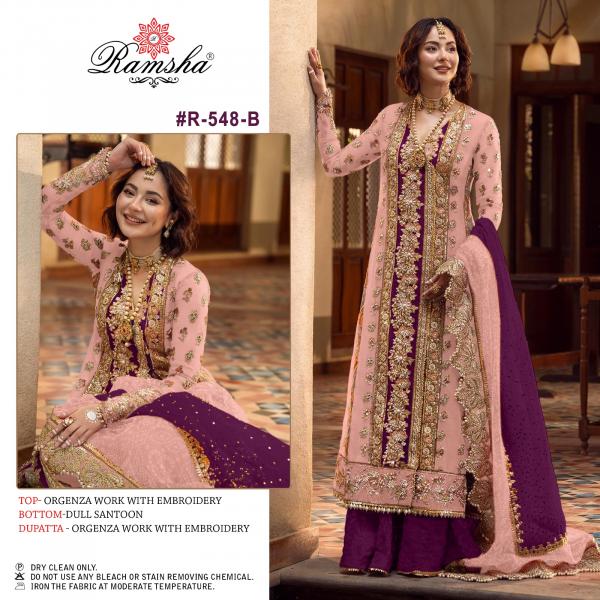 Ramsha R 548 Nx Festice New Designer Paistani Suit Collection